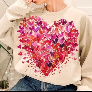 Valentine Heart Sweatshirt